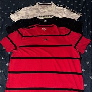 3 Hollister XL Shirts